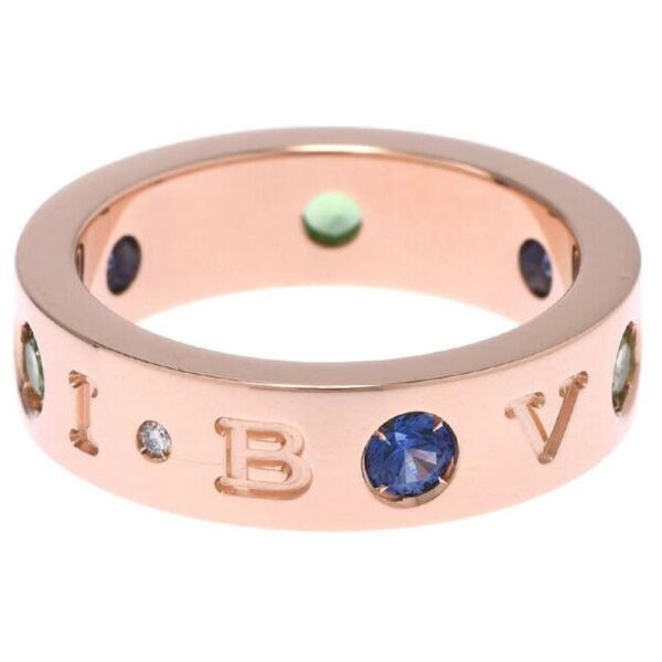 Anello Bulgari collezione sorbets in oro rosa - immagine 2