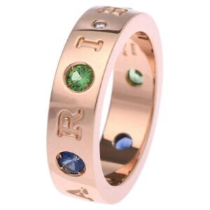 Anello Bulgari collezione sorbets in oro rosa