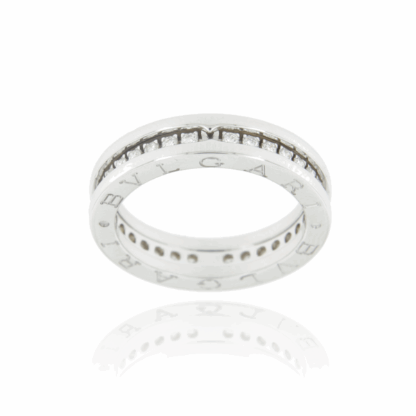 Anello Bulgari Bzero1 con diamanti 1 fascia