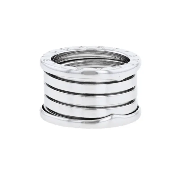 Anello Bvlgari  5 fasce oro bianco