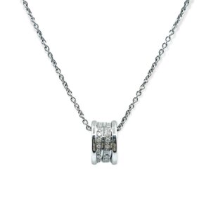 Collana bulgari Bzero 1 oro bianco e diamanti