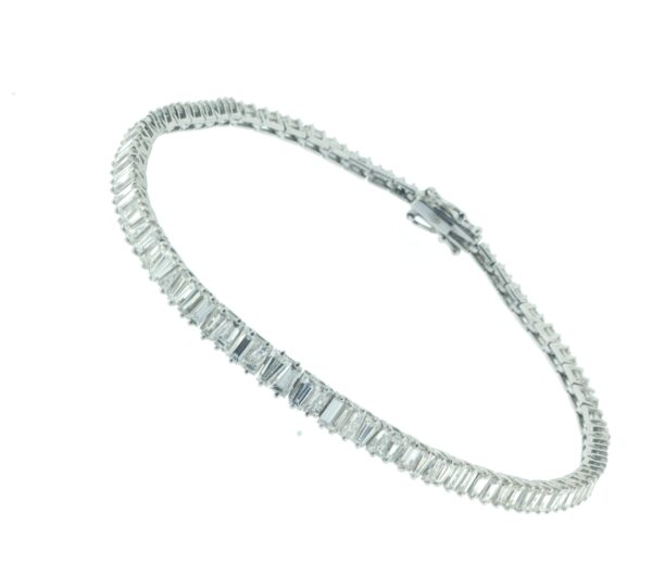 Bracciale diamanti taglio baguette  7,62CT