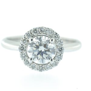 Anello solitario lab grown 1,10 ct