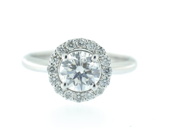 Anello solitario lab grown 1,10 ct