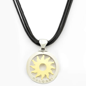 Collana Bulgari con ciondolo sole grande