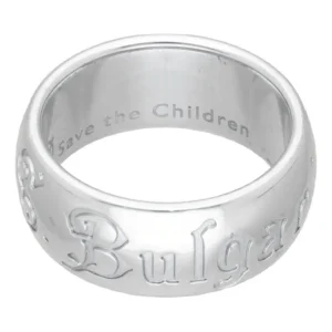 Anello Bulgari save the children argento