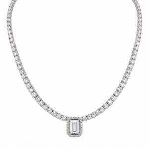 Collier tennis con diamanti 8,93ct