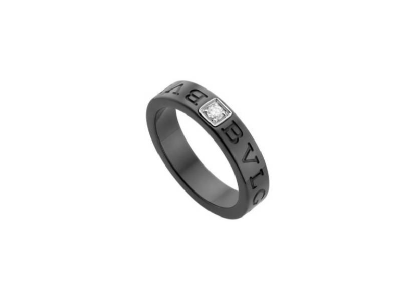Anello Bulgari Bulgari ceramica nera