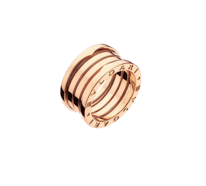 Anello Bulgari B zero 4 fasce oro rosa