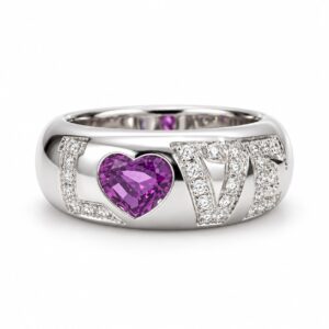 Anello Chopard love diamanti e zaffiro
