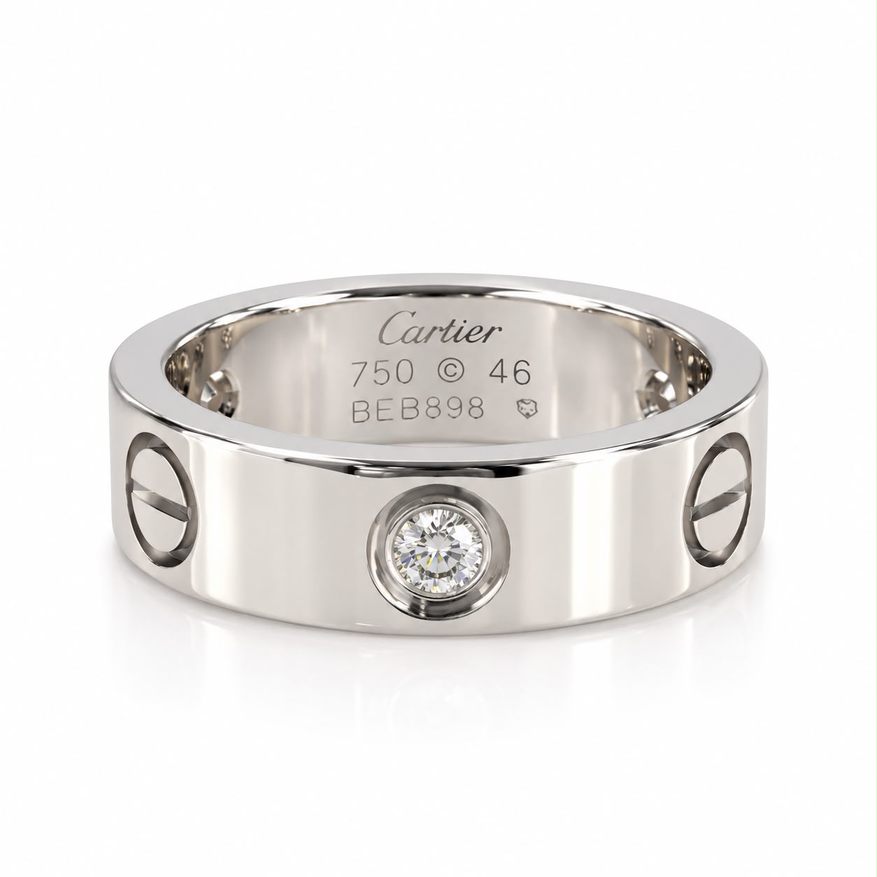Anello Cartier Love con diamanti - immagine 2