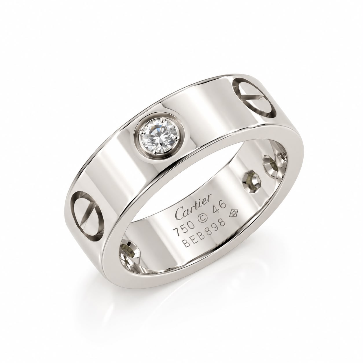 Anello Cartier Love con diamanti