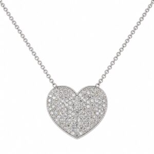 Collana cuore big 1,87ct
