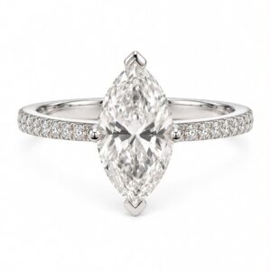 Anello diamante lab grown marquise 1,62ct